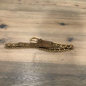 Miu Miu gold link belt
